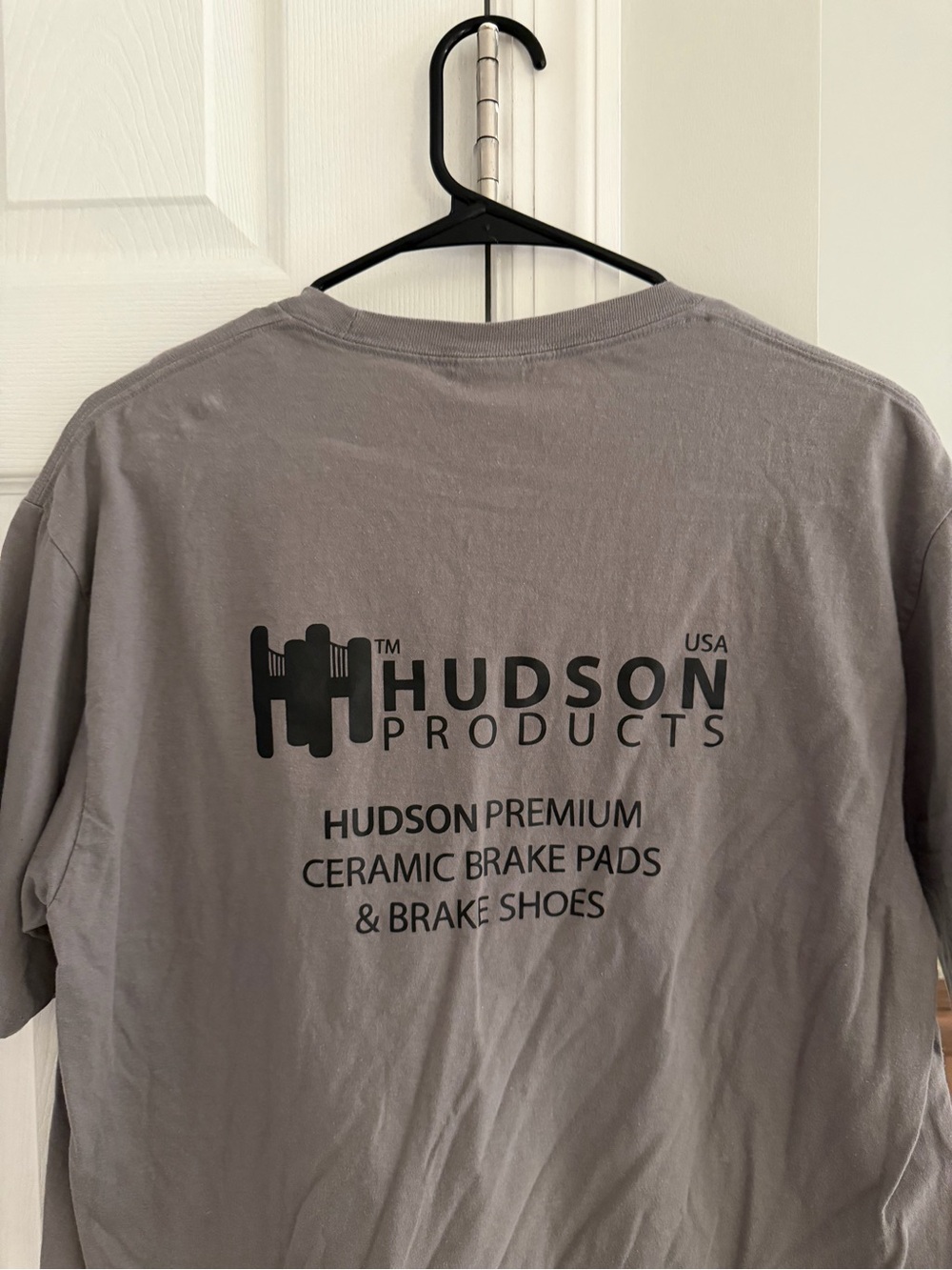 Men's Gray Logo Tee - Hudson Premium